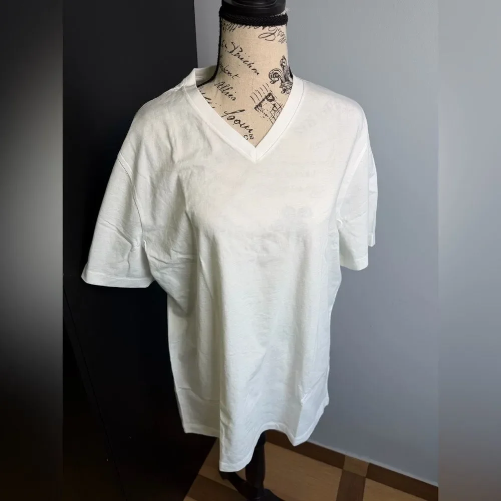 J.Crew Broken-In Classic V-Neck shirt NWT Size L